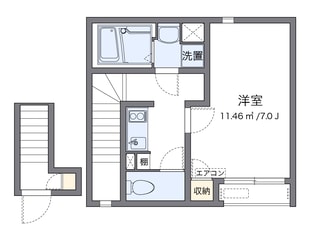 クレイノベル　アンジュの物件間取画像